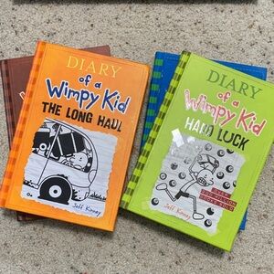 Set of Diary of a Wimpy Kid books